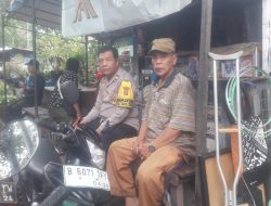 Bhabinkamtibmas Kelurahan Tanah Tinggi Patroli Wilayah dan Sambang Sampaikan Pesan Kamtibmas kepada Pengurus Wilayah dan Warga