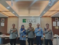 Kapolsek Cempaka Putih Silarurahmi Ke Manajemen Rumah Sakit Yarsi