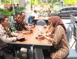 Bhabinkamtibmas Dan Babinsa Gelora Imbauan Kamtibmas Kepada Management Dan Panitia Pelaksana Acara Gedung JCC Senayan