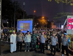 Polsek Kemayoran Melakukan Pengamanan Kemayoran Bersholawat