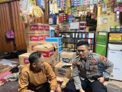 Patroli Pagi Hari Anggota Patroli Polsek Johar Baru Sambang dan Imbauan Kepada Pedagang.