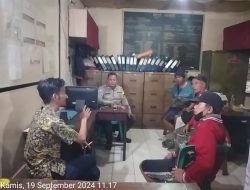 Bhabinkamtibmas Karang Anyar Sambang Di Kantor PD Pasar Jaya