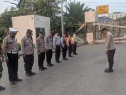 Kanit Sabhara Pimpin Apel Tiga Pilar Di Masjid Istiqlal