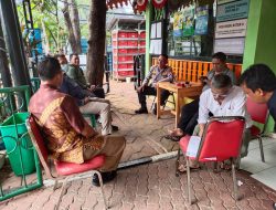 Unit Patroli Samapta Gambir Sambang Pos RW.01 Cilamaya, Cegah Tindak Kriminalitas