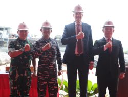 Staf Ahli Menhan Bidang Ekonomi Pimpin Launching Ceremony Kapal BHO (Ocean Going)