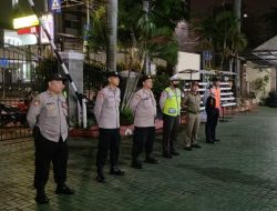 Kapolsubsektor Pasar Baru Pimpin Apel Oprasi Cipta Kondisi Malam Hari Bersama Tiga Pilar