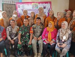 Bhabinkamtibmas Kelurahan Utan Panjang Melakukan Monitoring Kegiatan Posyandu Balita Dan Lansia