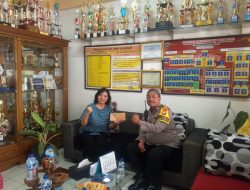 Peduli Pendidikan Bhabinkamtibmas Kelurahan Mangga Dua Selatan Sambang Sekolahan