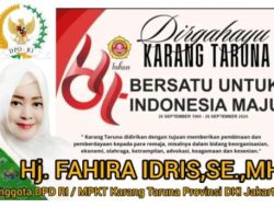 Fahira Idris Senator DKI Jakarta Ucapkan Dirgahayu Karang Taruna Ke 64 Tahun