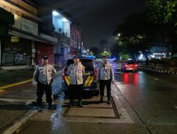 Patroli Malam Cegah Aksi Balap Liar Di Jl Gunung Sahari Raya