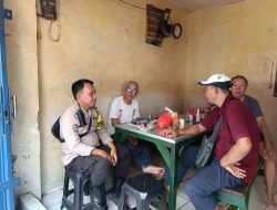 Bhabinkamtibmasy Kelurahan Gunung Sahari Utara Sambang Rumah Warga