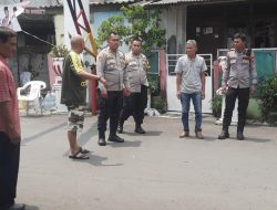 Kapolsek Senen Sambang Patroli Dialogis Di RW 05, Sampaikan Imbauan Kamtibmas