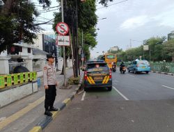 Pengaturan Lalu Lintas Pagi Hari di TL MBAL Jl. Gunung Sahari Raya