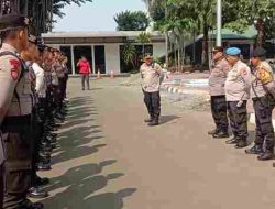 Kapolsek Pimpin Pengamanan Dan Antisipasi Unjuk Rasa Di Gedung DPR RI
