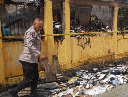 Polsek Kemayoran Melakukan Pengecekan Serta Pengamanan Lokasi Kebakaran