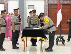 Kapolda Sumut Lantik Kapolrestabes Medan, Direktur Reserse Siber dan Sejumlah Kapolres