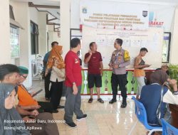 Kunjungan Ke Kantor Kelurahan Bhabinkamtibmas Kampung Rawa Monitoring Pendistribusian Beras Bulog Warga RW 05 dan RW 08