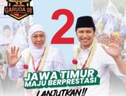 DPW Team Garuda 08 Jatim Bersama Khofifah-Emil Untuk Jawa Timur Maju Berprestasi.