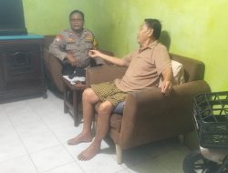 Memasuki Tahapan Pilkada Bhabinkamtibmas Kelurahan Johar Baru Sambang Ke Kediaman Ketua RW