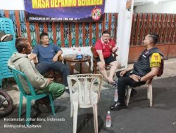 Polsek Johar Baru Bhabinkamtibmas Kampung Rawa, Sambang Pos RW, Interaksi dan Komunikasi Sosial Kamtibmas