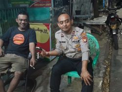 Panit 1 Polsek Johar Baru Patroli Wilayah Berikan Imbauan Kamtibmas Di Jalan Rawa Sawah