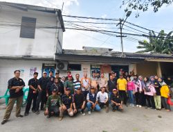 Kerja Bakti Tiga Pilar Gerebek Lumpur di Jl. Gunung Sahari IX RW. 04, Kelurahan Gunung Sahari Utara