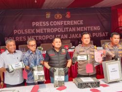Polsek Metro Menteng Ungkap Sindikat Pencurian Modul BTS dengan Kerugian Rp120 Miliar