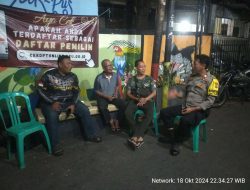 Sambang Pos Sekretariat RW, Bhabinkamtibmas Galur Silahturahmi Dengan Ketua RW dan FKDM