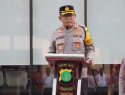 Jelang Pelantikan Presiden RI dan Wakil Presiden, Kapolres Metro Jakut pimpin Apel Siaga