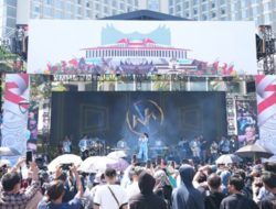 Satgas Pamwil Amankan Panggung Pesta Rakyat Pelantikan Presiden RI