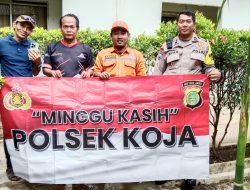 Bhabinkamtibmas Polsek Koja Laksanakan Program Minggu Kasih di Gereja Petra Kelurahan Koja