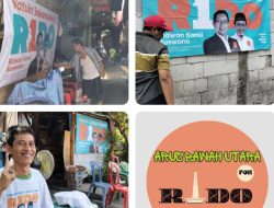 Relawan Arus Bawah Utara For Rido, Terus Bergerak Sosialisasikan Paslon Pilihan Rakyat jakarta