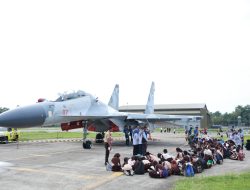 Tanamkan Cinta Dirgantara Sejak Dini, 911 Siswa TK dan SD Kunjungi Lanud Sultan Hasanuddin