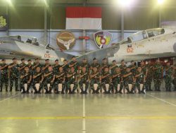 Danlanud Sultan Hasanuddin Terima Kunjungan Kerja Dankoharmatau