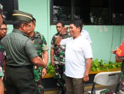 Kodim 0501/JP Sambut Kedatangan Kasdam Jaya Dalam Rangka Pamitan