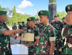 Semangat dan Antusias, Prajurit Korem 012/TU Terima Kaporlap Dari Pimpinan TNI AD