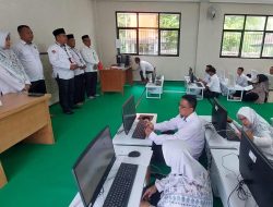 Kepala MIN 17 Kepulauan Seribu Ikuti Zoom Launching Kick Off Meeting Rakernas Kemenag