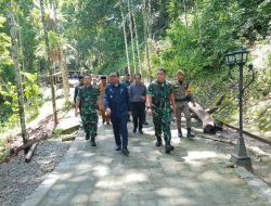 Danrem 012/TU Bersama Rombongan Ziarah dan Tinjau Renovasi Makam Pahlawan Nasional Teuku Umar