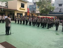 Apel Kesiapan Pengamanan TPS, Polsek Pademangan Tekankan Netralitas dan Tanggung Jawab