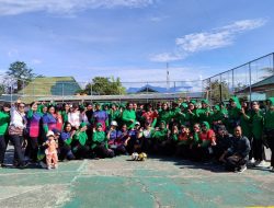 Memperingati Hari Ibu, Persit KCK Cabang XXXV Kodim 1710/Mimika Gelar Lomba Voli