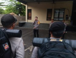 Polsek Kelapa Gading Gelar Apel Kesiapan dan Pengecekan Perlengkapan Pengamanan Pilkada 2024