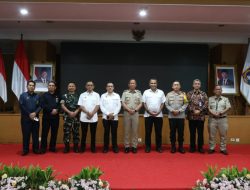 Silaturahmi Kapolres Metro Jakarta Utara dengan Forkopimko di Kantor Walikota Jakarta Utara