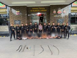Respon Cepat Tim Patroli Raimas Macan Kumbang 852 Polresta Cirebon Gagalkan Tawuran di Kecamatan Weru