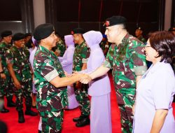 Panglima TNI Terima Laporan Korps Kenaikan Pangkat 16 Perwira Tinggi TNI