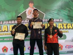 Tampil tanpa cela, Pratu Muh. Afandi Rebut Juara Kejuaraan Karate Terbuka Piala Dankodiklat TNI AD Tahun 2024