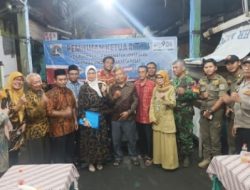 Bhabinkamtibmas dan Tiga Pilar Hadiri Pemilihan Ketua RT Secara Aklamasi Serentak di Lingkungan RW 04 Kelurahan Galur