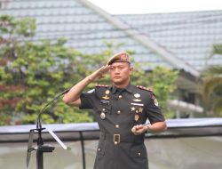 Batalyon Arhanud 6/BAY Laksanakan Upacara Bendera Dalam Rangka Hari Juang Kartika TNI AD