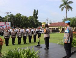 Kapolresta Cirebon Pimpin Apel Jam Pimpinan dan Pemberian Penghargaan Kepada Personil Berprestasi