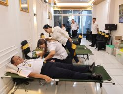 Rangkaian HUT ke-19, Bakamla RI Zona Tengah Gelar Donor Darah di Manado