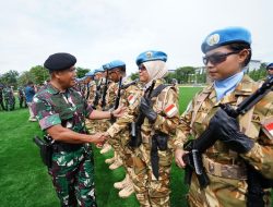 Panglima TNI: Setiap Tindakan Yang Kalian Lakukan Jadi Cerminan Wajah TNI dan Negara Indonesia Di Mata Dunia